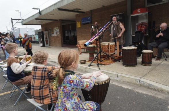 Wattle Festival atmosphere